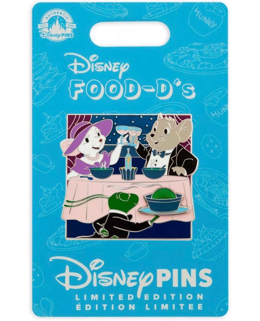 Miss Bianca and Bernard Food-D’s Limited Edition Pin at shopDisney