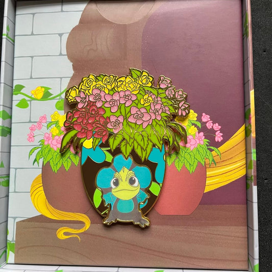 Tangled Pascal Flowers Lenticular LE 1700 Loungefly Disney Pin