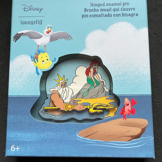 The Little Mermaid Tritons Gift Limited Edition Loungefly Disney Pin