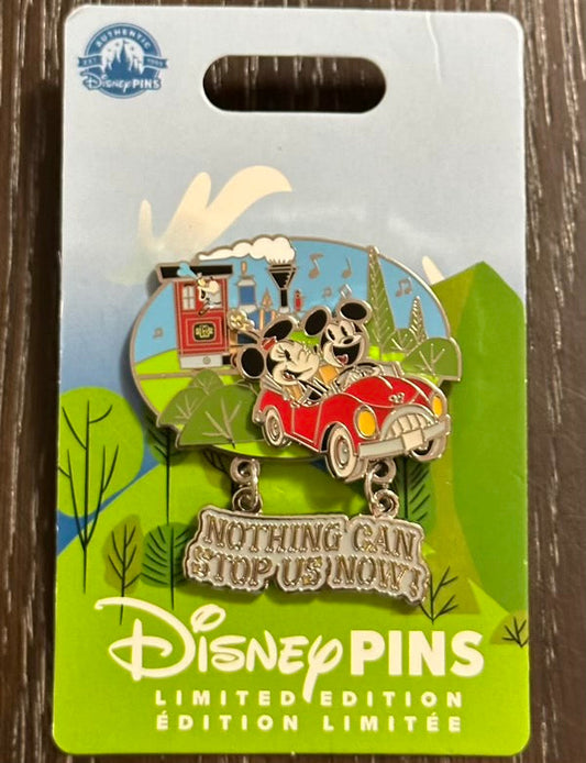 Dangle - Mickey & Minnie’s Runaway Railway Disneyland Pin