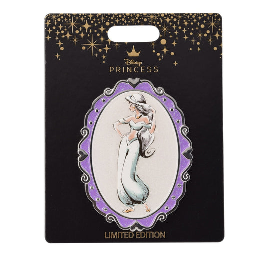 Jasmine Elegant Portrait Disney Pin