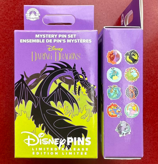 Disney Daring Dragons Mystery Pin Set