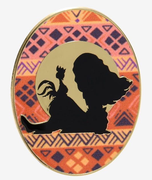 Hei Hei & Moana Silhouette Pin - BoxLunch