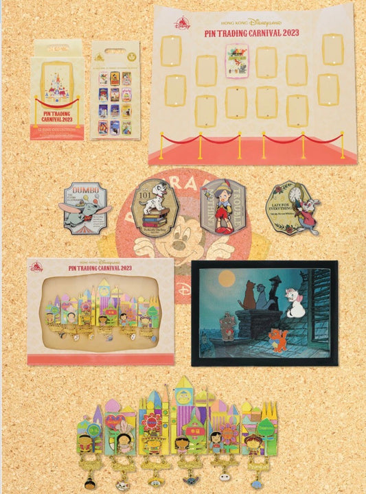 Pin Trading Carnival 2023 Hong Kong Disneyland Pin Releases