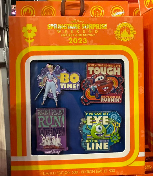 RunDisney Springtime Surprise Weekend 2023 Pin Set