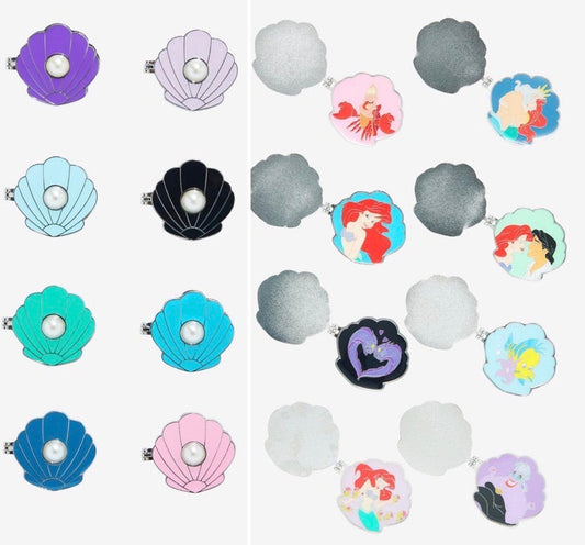 The Little Mermaid Hinge Shell Blind Box Disney Pin Set at BoxLunch