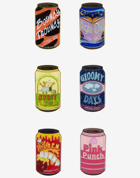 Winnie The Pooh Character Soda Blind Box Pin Set at Hot Topic
