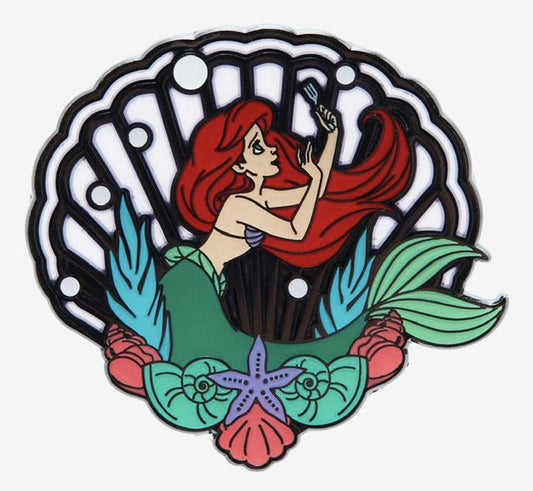 The Little Mermaid Clear Shell Disney Pin