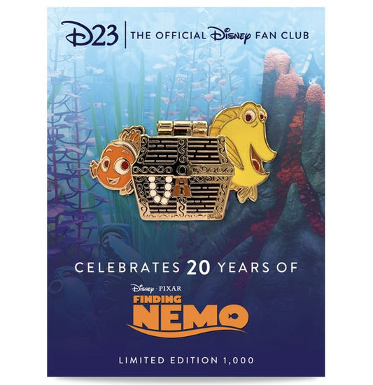 Finding Nemo 20th Anniversary D23 Gold Member Exclusive Disney Pin