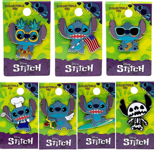 New Stitch Disney Pin Series at Pink a la Mode