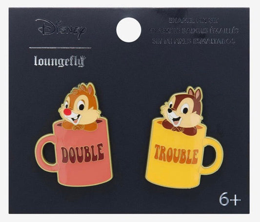 Chip 'N' Dale Double Trouble Pin Set at Hot Topic