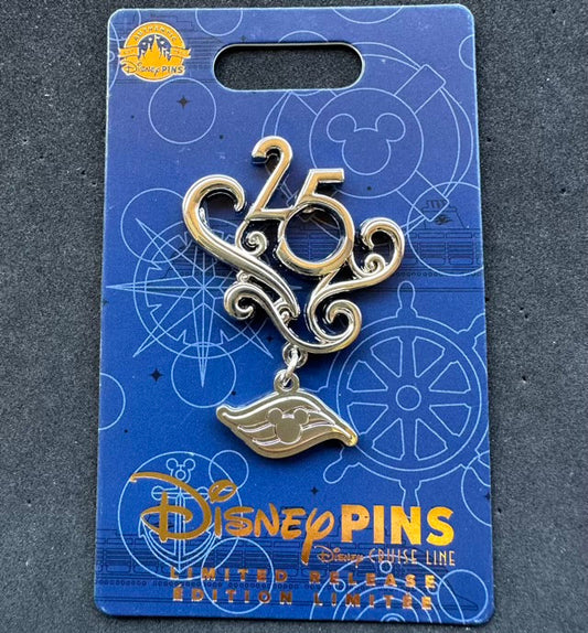 Disney Cruise Line 25th Anniversary Limited Release Pin