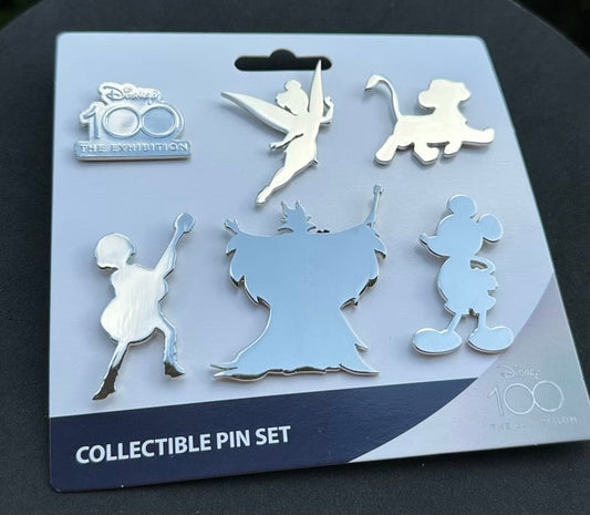Disney100 The Exhibition Collectible Pin Set