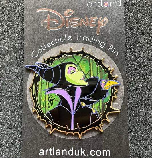 Maleficent Signature Series ArtLand Disney Pin