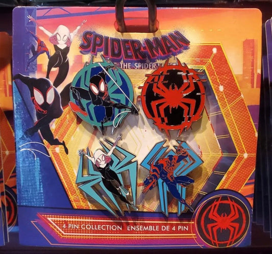 Marvel Spider-Man Across the Spider-Verse Booster Pin Set