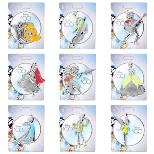 Disney 100 Sculpted Pin Series Wave 2 at Pink a la Mode