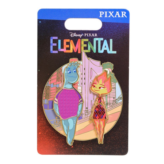Elemental Ember & Wade Disney Pin