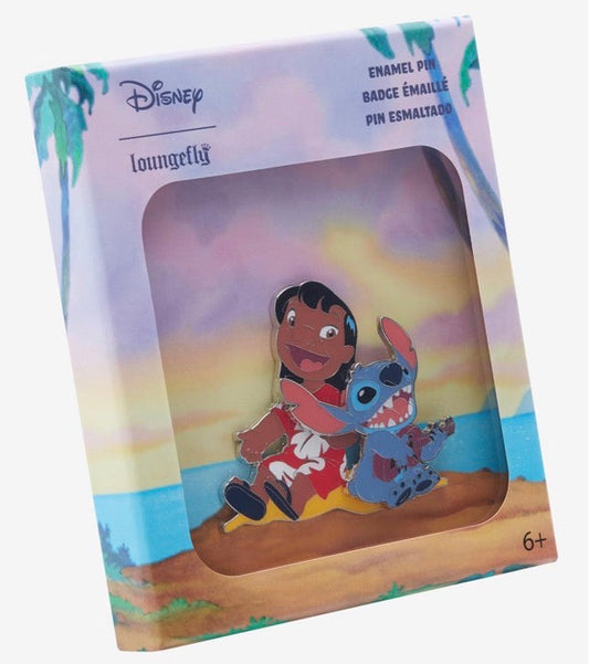 Lilo & Stitch Ukulele Limited Edition Loungefly Pin at BoxLunch