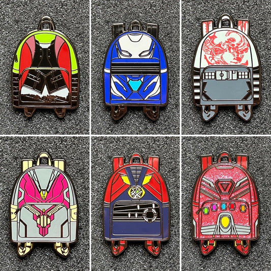Marvel Infinity Saga Backpack Loungefly Blind Box Pins