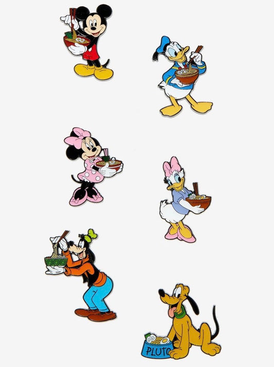 Mickey Mouse and Friends Ramen Blind Box Pin Set at Hot Topic