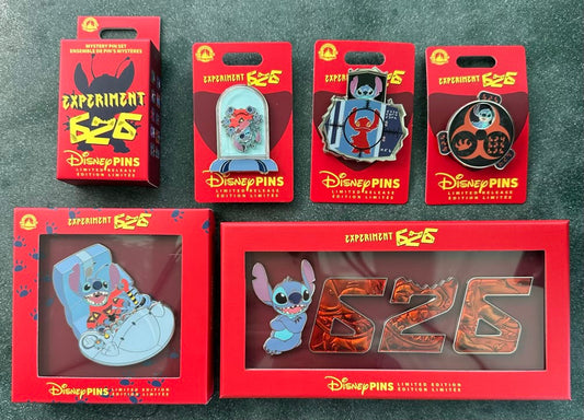 Stitch 626 Day 2023 Pin Releases at Disney Parks