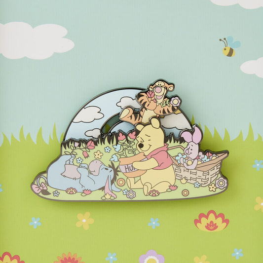 Winnie the Pooh Folk Floral Limited Edition Loungefly Pin