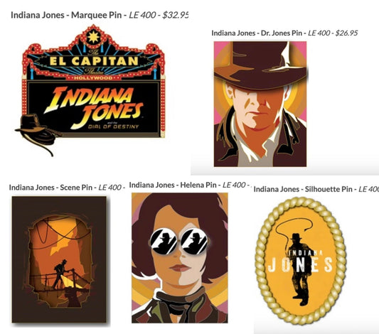 Pride &amp; Indiana Jones Pin Releases at Disney Studio Store Hollywood