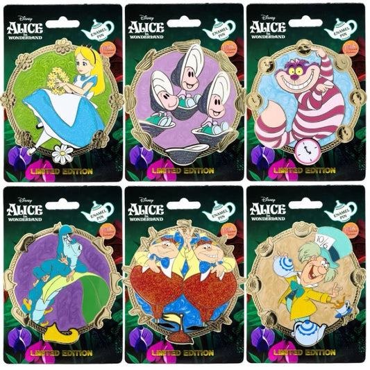 Alice in Wonderland Disney Pin Releases at Pink a la Mode