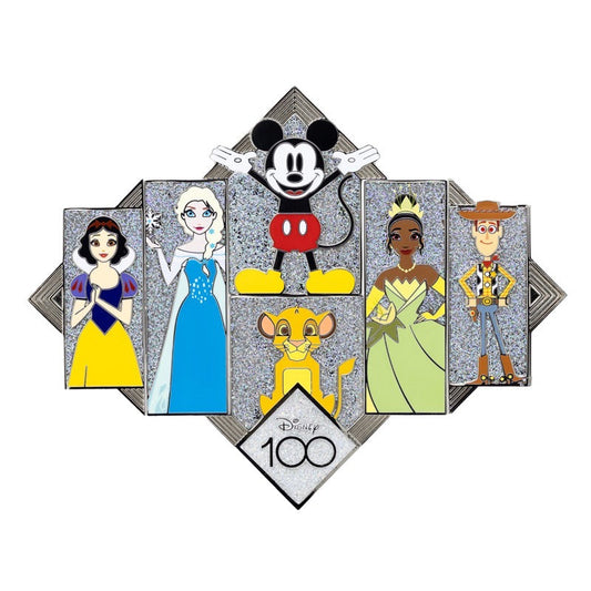 Disney100 Puzzle Mystery Pin Set - Pink a la Mode