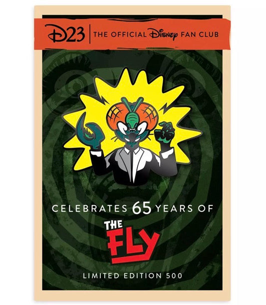 The Fly 65th Anniversary D23 Gold Member Exclusive Pin