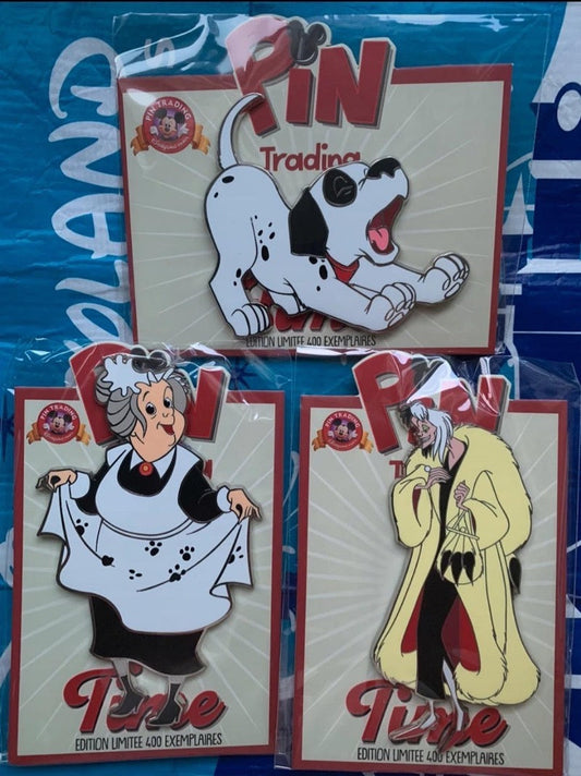 101 Dalmatians Pin Releases at Disneyland Paris August 2023 Pin Trading Time Event
