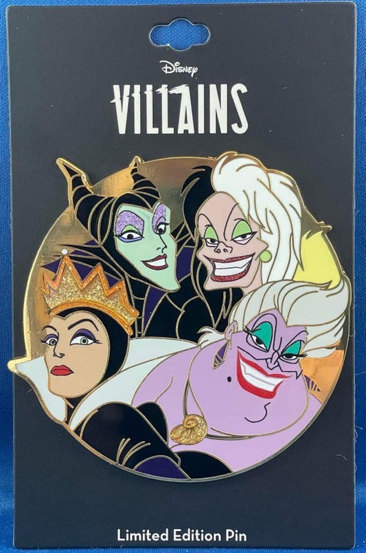 Viva la Divas Disney Villains Gold Pin
