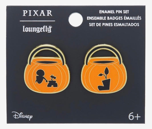 WALL-E Jack-o-Lantern Buckets Pin Set at BoxLunch