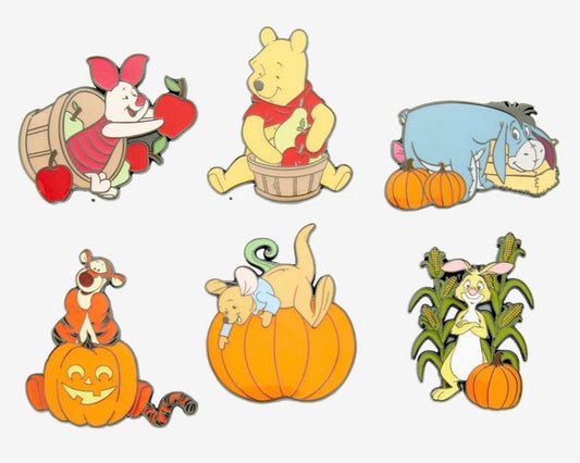 Winnie the Pooh Fall Characters Blind Box Pin Set at BoxLunch