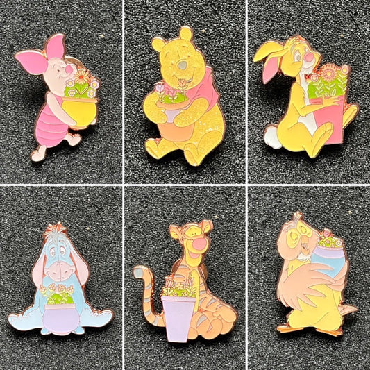Winnie the Pooh Flowerpots Loungefly Blind Box Pins