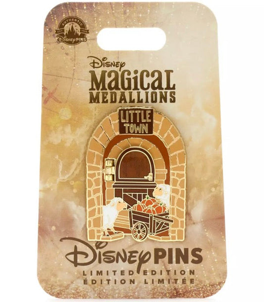Beauty and the Beast Little Town Magical Medallions Pin at shopDisney UK