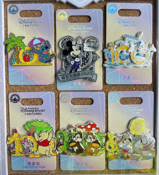 Pin Trading Fun Day 2023 Pins at Shanghai Disney Resort