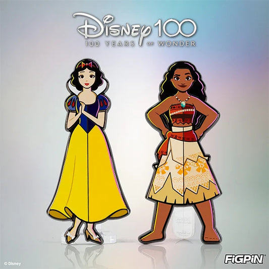 Snow White & Moana Disney 100 FiGPiNS Wave 2
