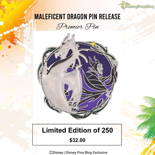 Maleficent Dragon Premier Disney Pin at DPB Store