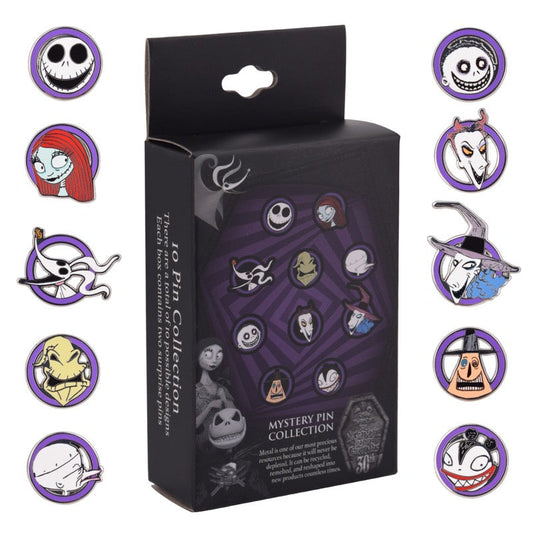Nightmare Before Christmas 30th Anniversary Micro Mystery Pin Set at Pink a la Mode