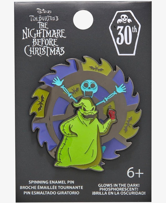 The Nightmare Before Christmas Oogie Boogie Wheel Spinning Pin at Hot Topic