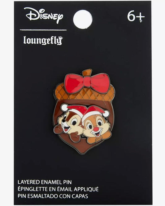 Chip 'N' Dale Holiday Acorn Disney Pin at Hot Topic