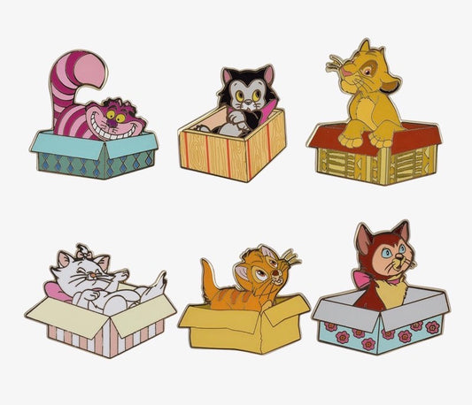 Disney Cats Blind Box Pin Set