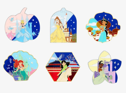 Disney Princess Day & Night Blind Box Pin Set at BoxLunch