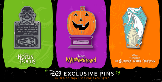 Halloween 2023 D23 Gold Member Exclusive Pin Releases
