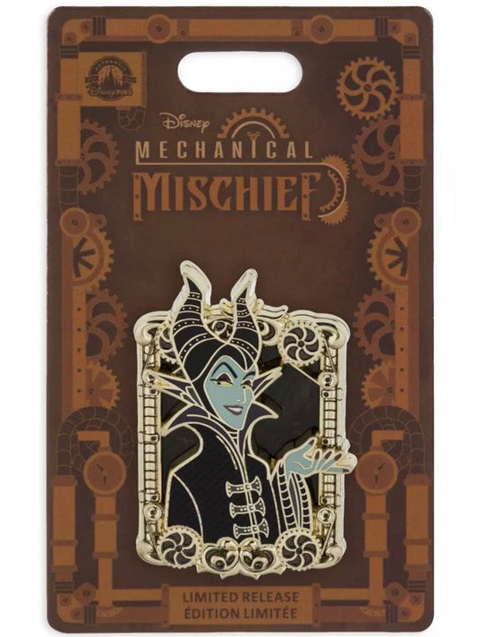 Maleficent Disney Villains Mechanical Mischief Pin