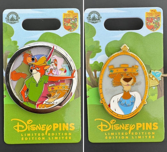 Robin Hood 50th Anniversary Disney Pins