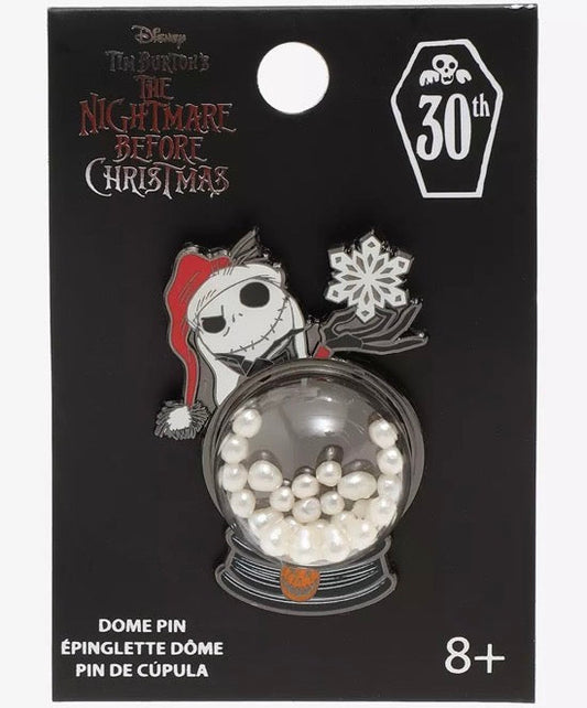 The Nightmare Before Christmas Snow Globe Dome Pin at Hot Topic