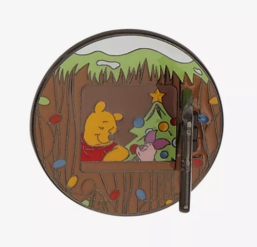 Winnie The Pooh Christmas Window Disney Pin - Hot Topic