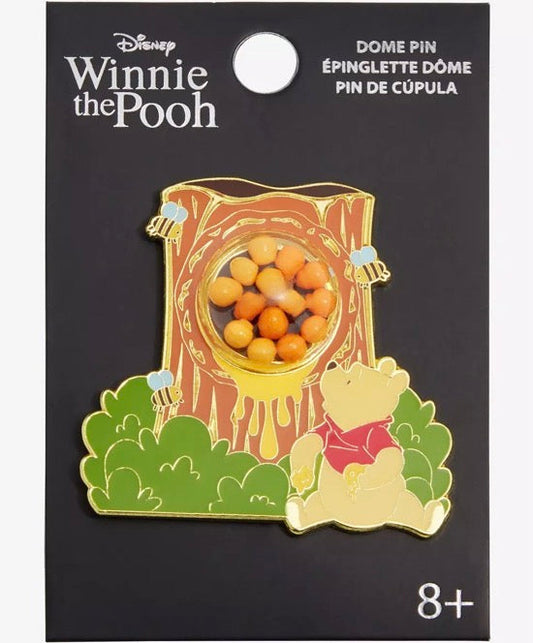 Winnie the Pooh Tree Stump Dome Disney Pin at BoxLunch